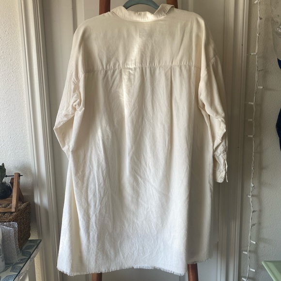 Cream corduroy button up - Picture 3 of 5